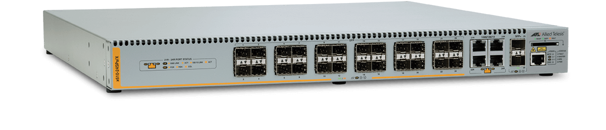 AT-x610 series - Advanced Gigabit layer 3 Stackable Switch