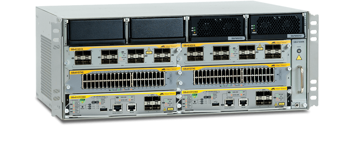 AT-SBx8100 series - Advanced  Stackable SwitchBlade