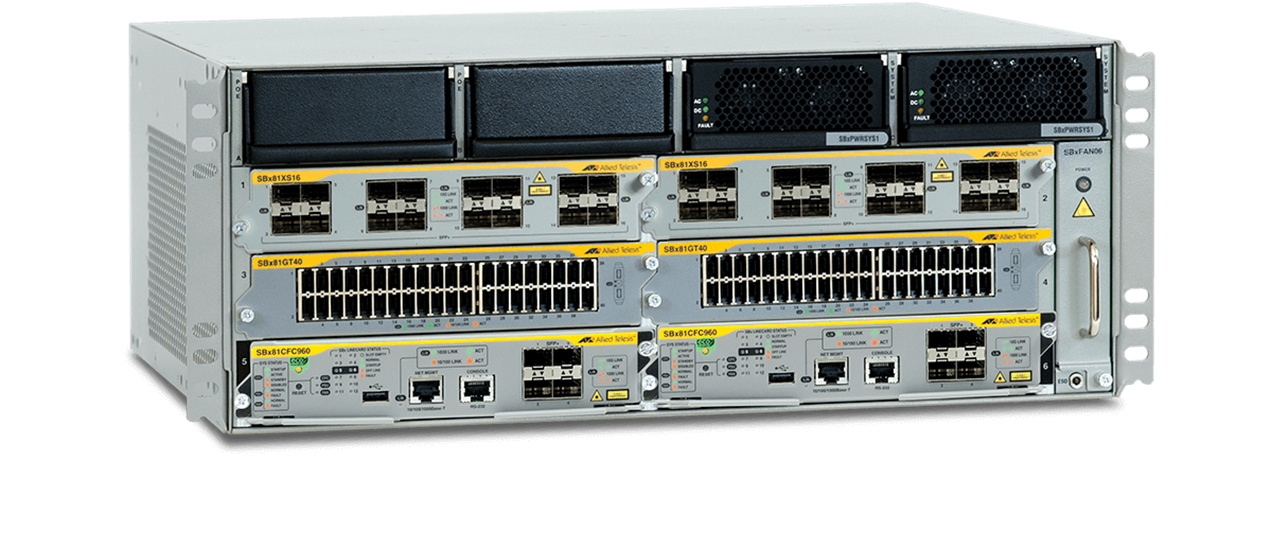 AT-SBx8100 series - Advanced  Stackable SwitchBlade