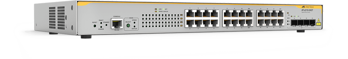 AT-X210 Series - Layer 2 Gigabit Switch (EoS)