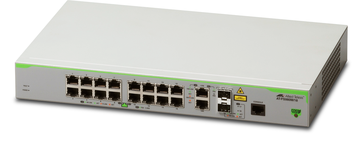 AT-FS980M Series - Layer 2 Fast Ethernet Switch