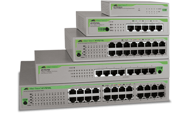 AT-FS710 Series - Unmanaged Fast Ethernet Switch