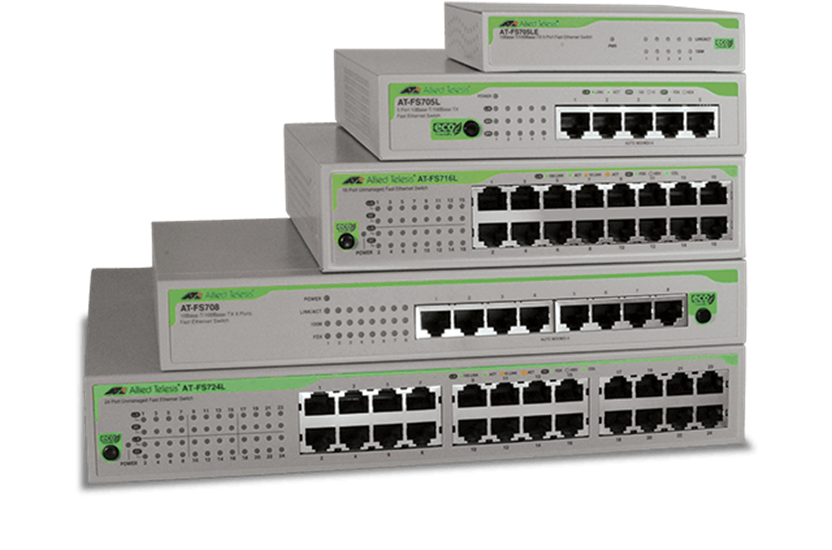 AT-FS700 Series - Unmanaged Fast Ethernet Switch