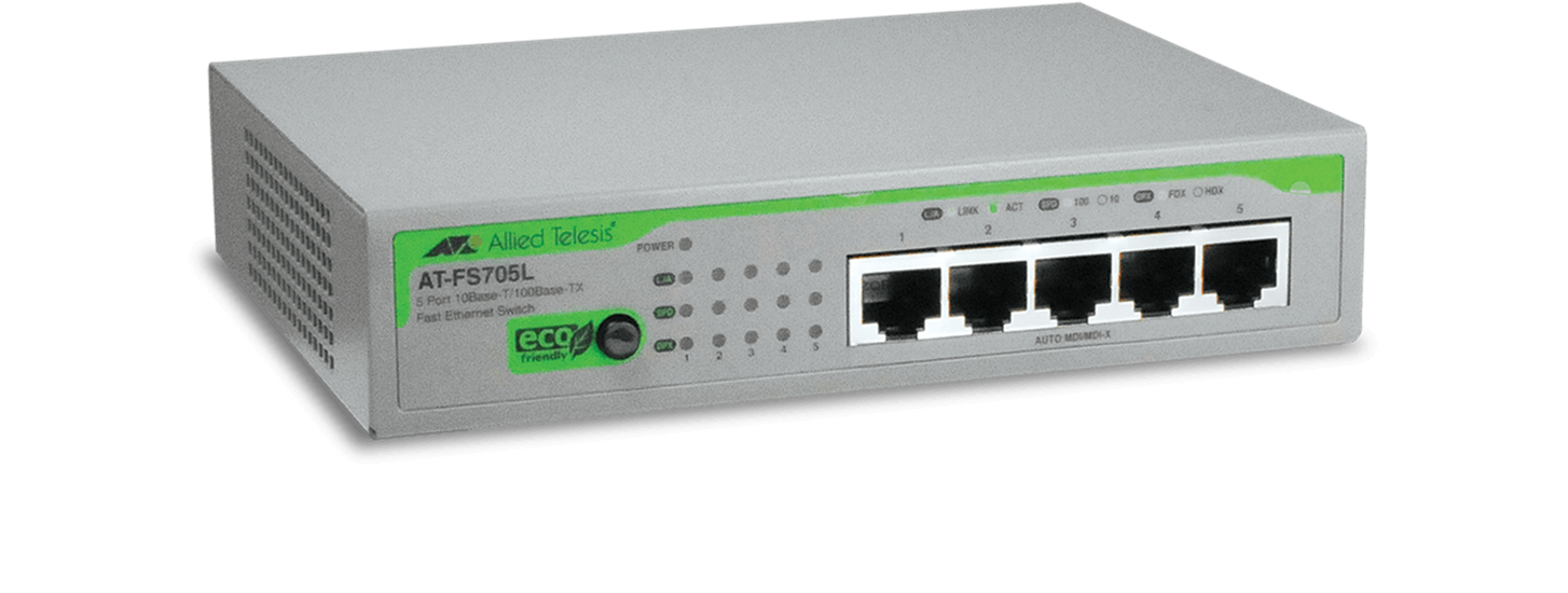 Switch Ethernet Allied Telesis AT-FS710/16 - 16 Ports, Neuf Sous Emballage, Commutateur Réseau Professionnel
