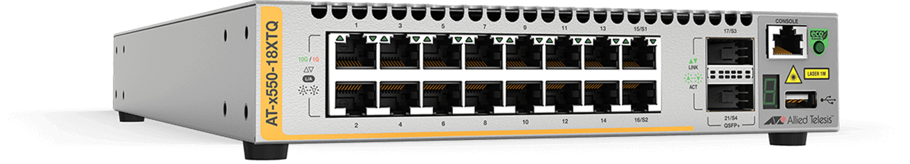 AT-x550 series - Advanced 1/10Gigabit Layer 3 Stackable Switches