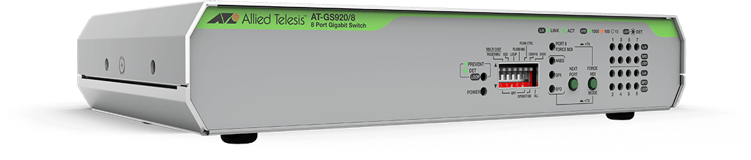 AT-GS920 Series - Unmanaged Gigabit Switch (Loop Protection)