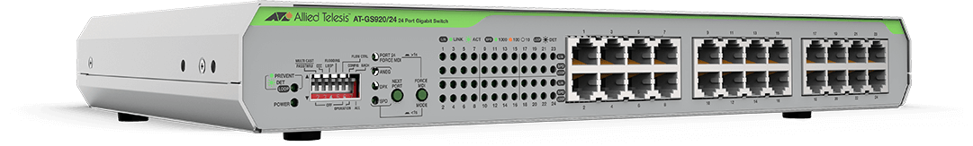 AT-GS920 Series - Unmanaged Gigabit Switch (Loop Protection)